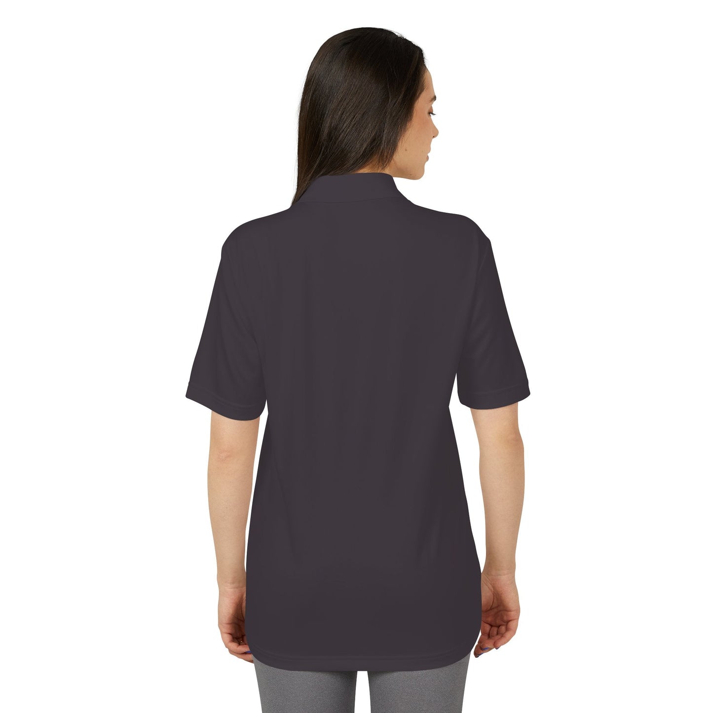 UPF 50+ Performance Polo — 'THE ROUTINE' Pocket Logo Athletic Golf Shirt - THE ROUTINE