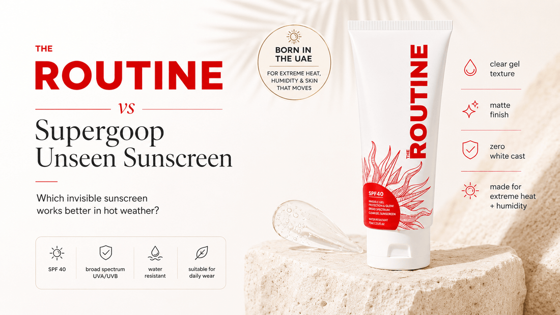 THE ROUTINE vs Supergoop Unseen Sunscreen: Best SPF for Hot Weather - THE ROUTINE