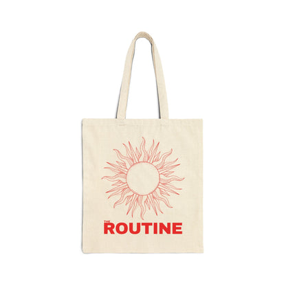 Cotton Canvas Tote Bag - THE ROUTINE