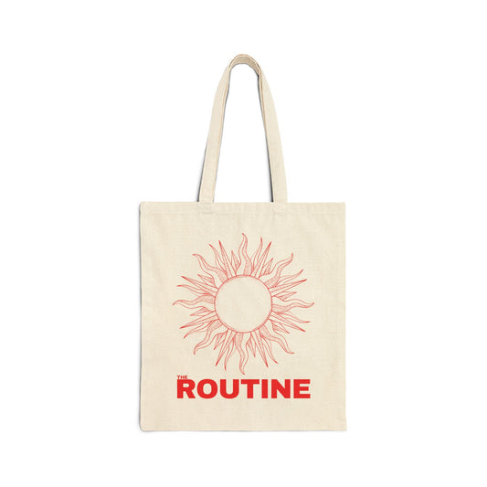 Cotton Canvas Tote Bag - THE ROUTINE