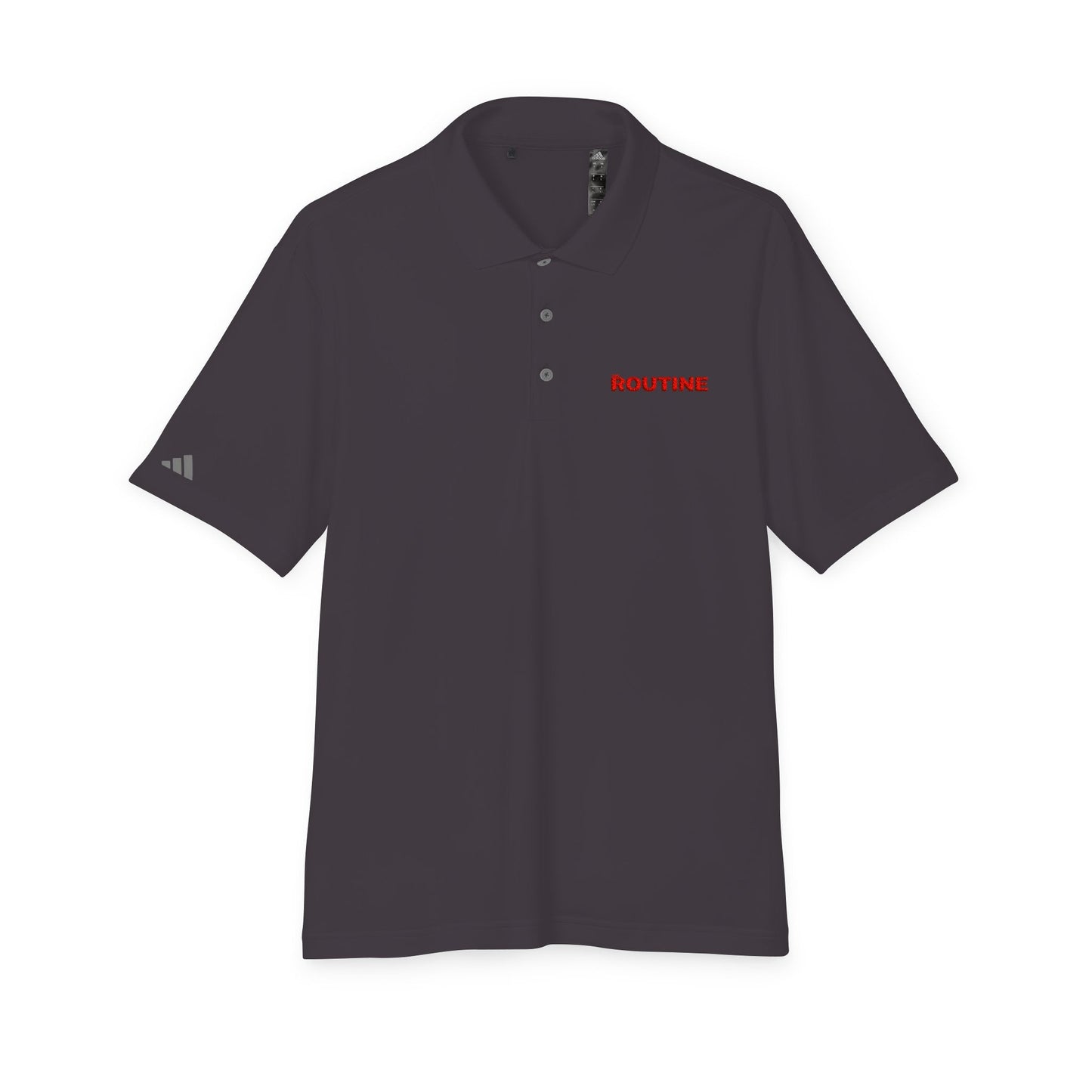 UPF 50+ Performance Polo — 'THE ROUTINE' Pocket Logo Athletic Golf Shirt - THE ROUTINE