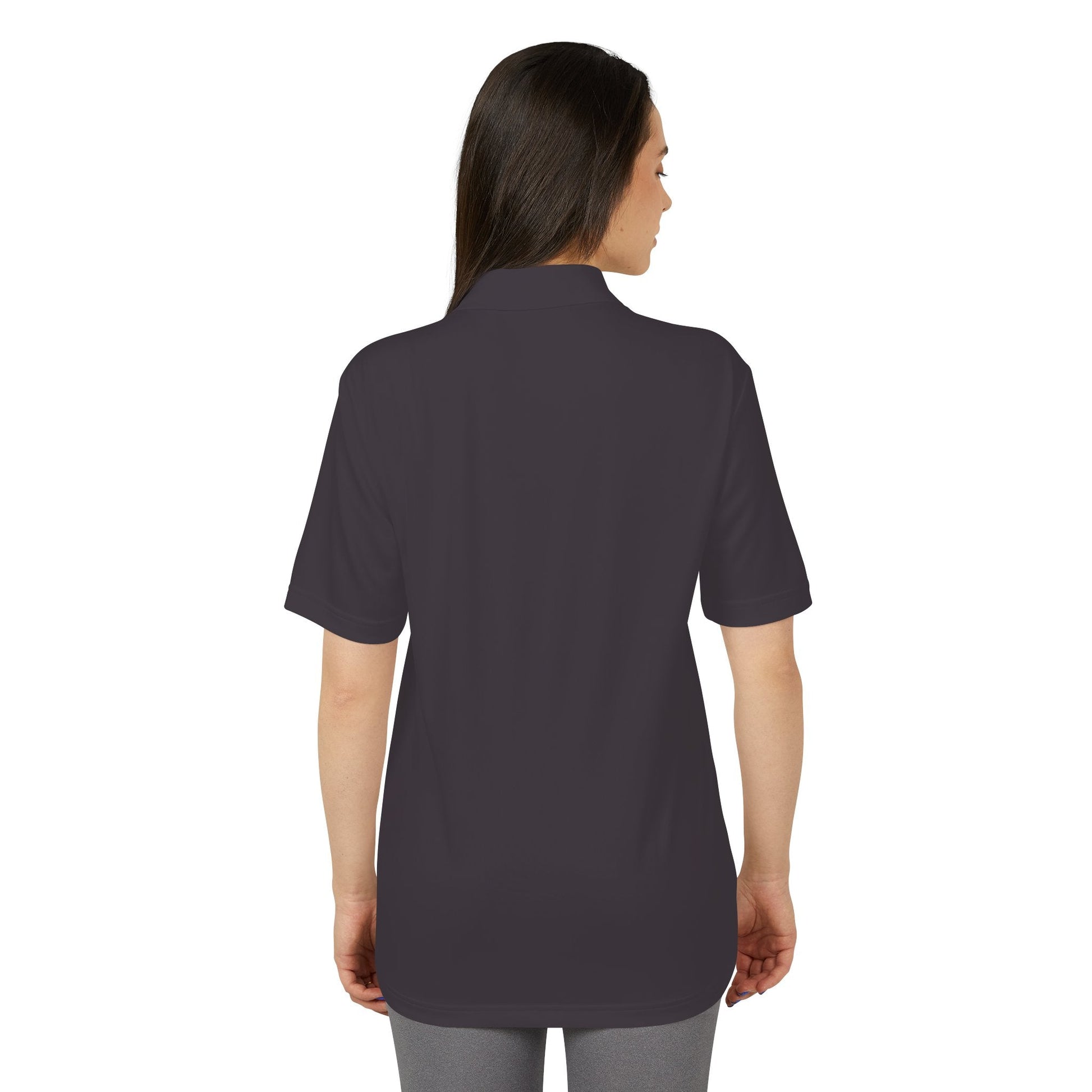 UPF 50+ Performance Polo — 'THE ROUTINE' Pocket Logo Athletic Golf Shirt - THE ROUTINE