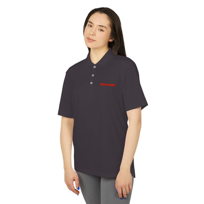 UPF 50+ Performance Polo — 'THE ROUTINE' Pocket Logo Athletic Golf Shirt - THE ROUTINE