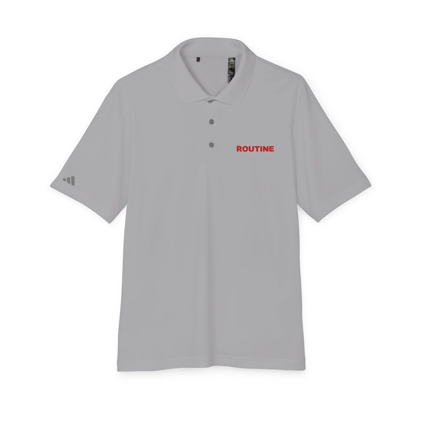 UPF 50+ Performance Polo — 'THE ROUTINE' Pocket Logo Athletic Golf Shirt - THE ROUTINE